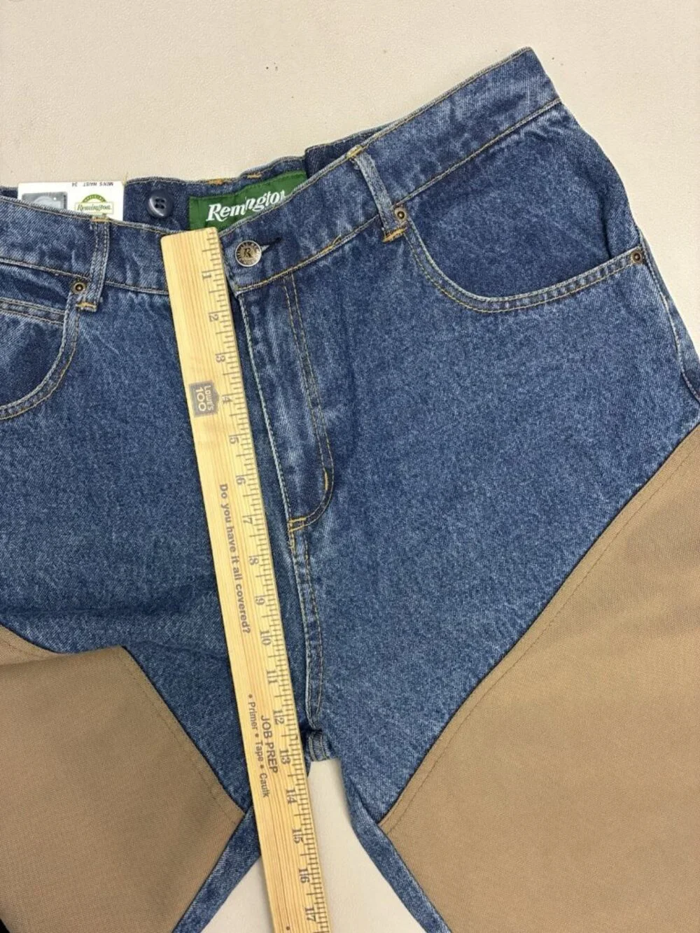 Remington‎ Blue Jeans Rugged Brush Duck Canvas 2 Layer Hunting Pant Men's 34X32